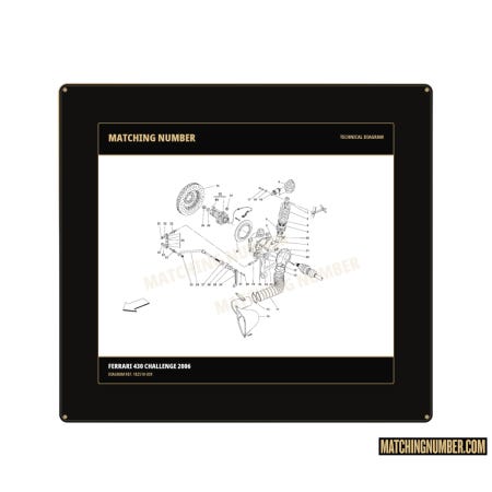 Bussola di riduzione sede barra stabilizzatrice posteriore Ferrari 182510