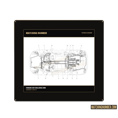 Cablaggio completo collegamento iniezione sinistro F131E Ferrari 215269
