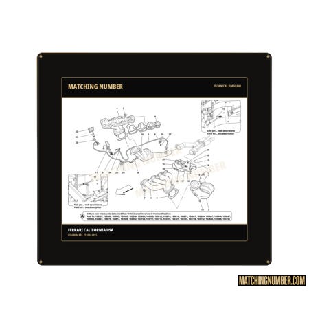 Ferrari 251092 complete right monocat catalytic converter