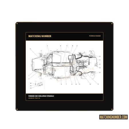 Cavi iniezione motore lato sinistro Ferrari 199874