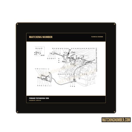 Guarnizione fra corpo farf./supporto dos Ferrari 134950