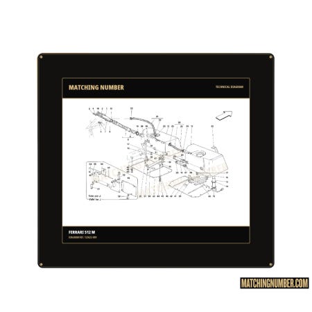 O-ring gasket Ø 13.10 × 2.62 Ferrari 123622