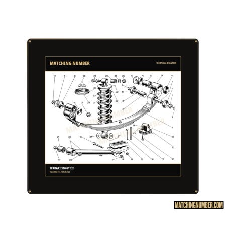 Guarnizione O-ring Ø 31,34 × 3,53 Ferrari 104535