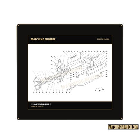 Guarnizione O-ring Ø 39,34 × 2,62 Ferrari 141250