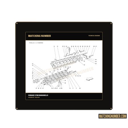 Guarnizione O-ring Ø 57,15 × 3,53 Ferrari 158349