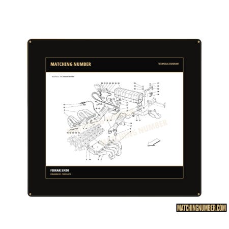 Guarnizione trapezoidale Ø 60,5-71,5 × 16 Ferrari 159914