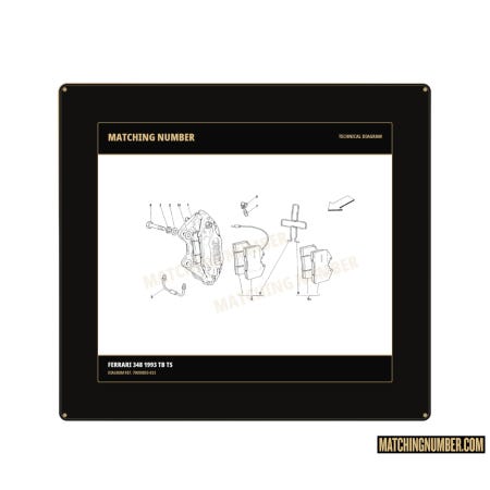 Kit pastiglie pinza posteriore Ferrari 456 Teves 70000803