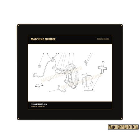 Kit pastiglie posteriori Ferrari 456 GT/F355 Sport 70000882