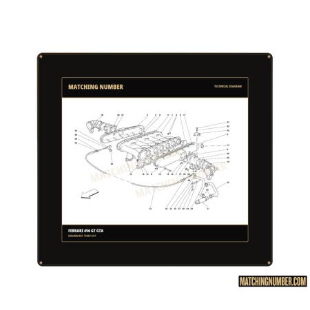 Manicotto sinistro collegamento corpo farfallato e debimetro Ferrari 159831