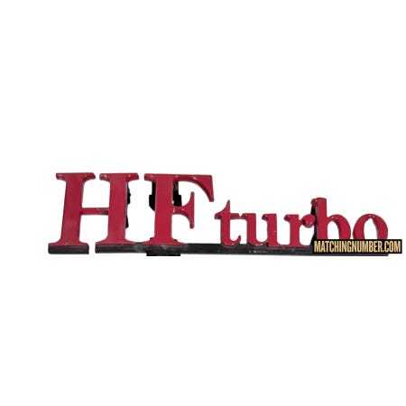 Stemma Mascherina Anteriore "HF turbo" Lancia Delta 1.6 HF turbo