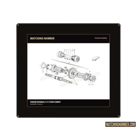 Vite a testa cilindrica con esagono incassato M10 × 1,25 × 65 Ferrari 101632