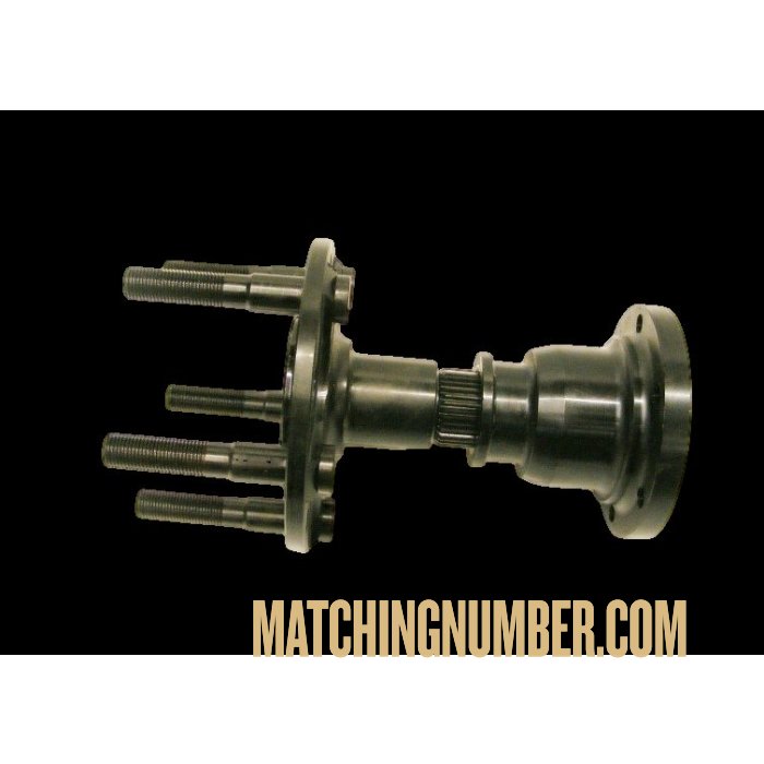 Complete rear hub for BMW M3 E30 Gr. A arm