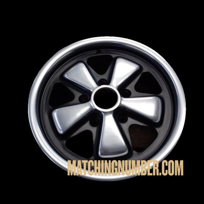 Set of 4 perfectly restored Fuchs rims 6Jx15