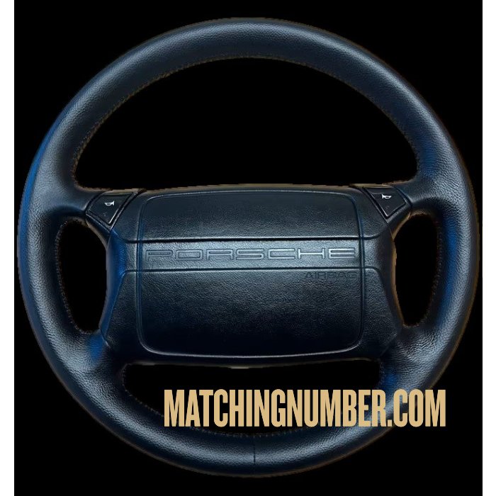 Original Porsche 964 steering wheel with airbag