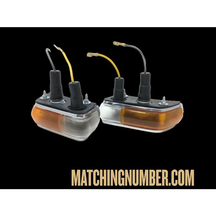 Pair of Lamborghini 350GT turn signal lights