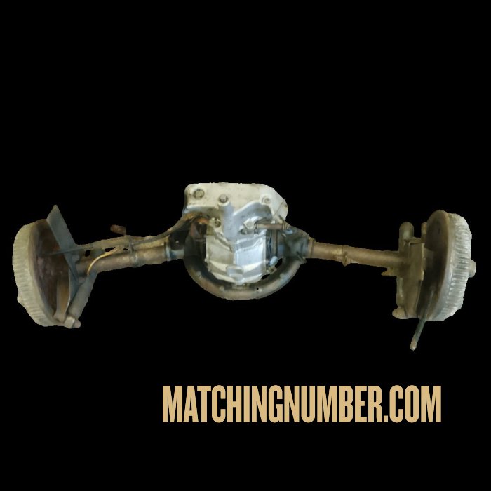 Porsche 356 Carrera rear axle
