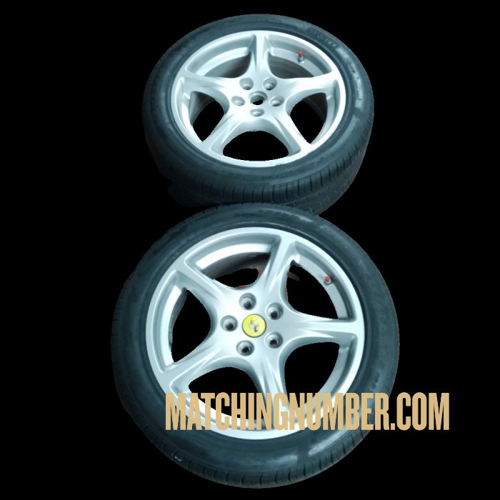 Set of 4 Ferrari 612 Scaglietti wheels