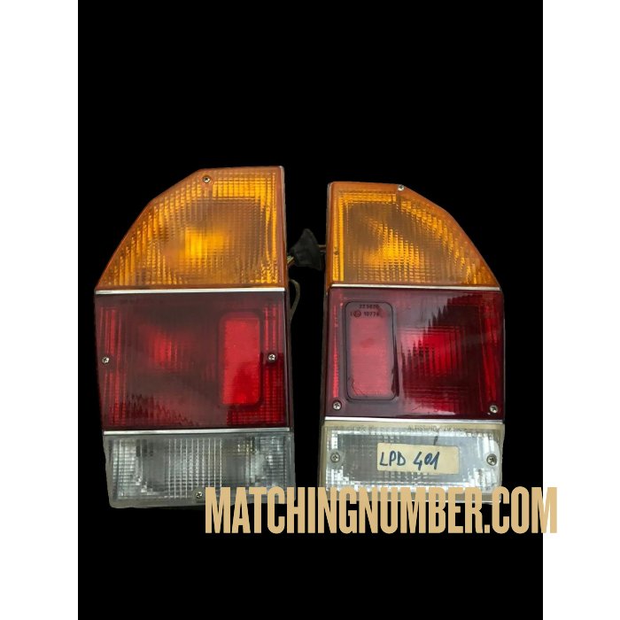 Pair of Lancia Beta Sedan Headlights