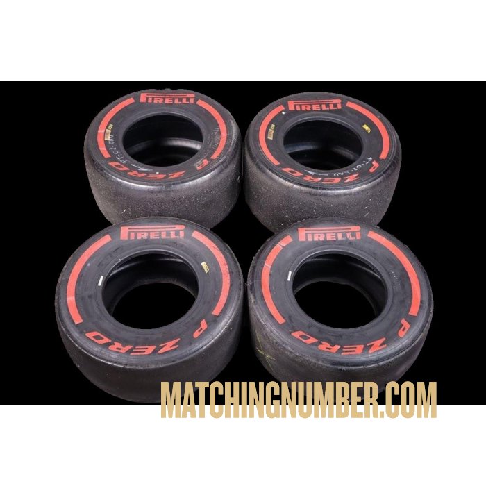 Pirelli Formula 1 Red / Soft Compound Tire Set