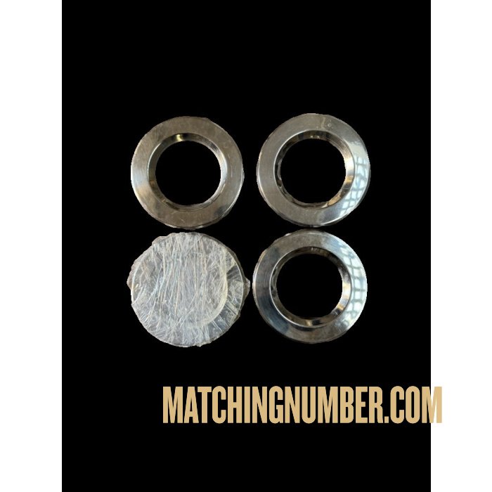 4 Single nut covers for Ferrari Testarossa wheels