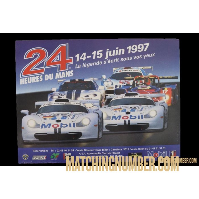 Original poster Le Mans 1997