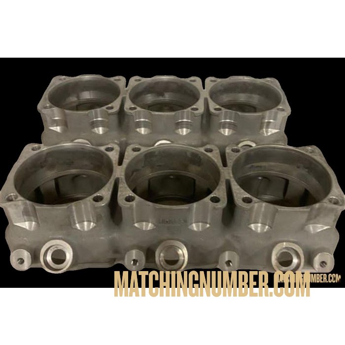 Liquid-cooled heads for a Porsche 962