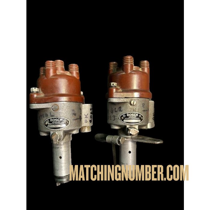 Right and left distributors for Porsche 356 engines