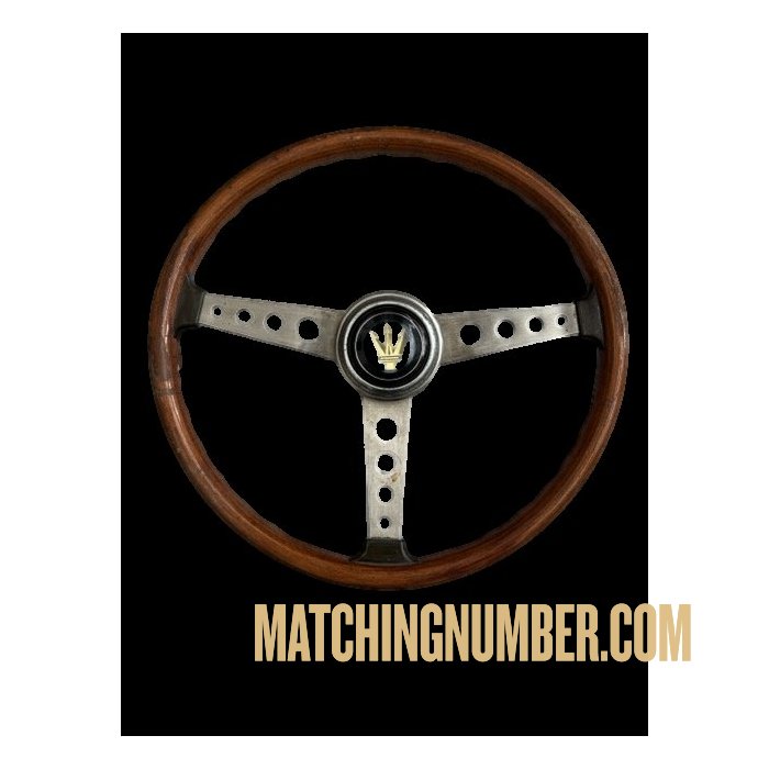 Maserati Wooden Steering Wheel