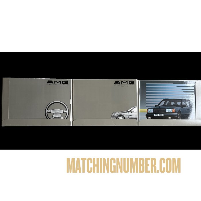 Mercedes AMG pre-merger brochure package with prints