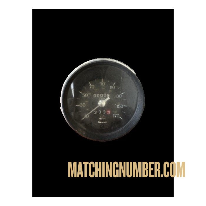 Ferrari 246 Dino Speedometer 1969-74 MPH Veglia