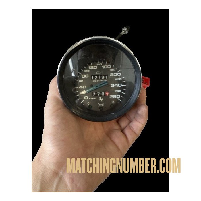 Ferrari 208 Turbo Odometer