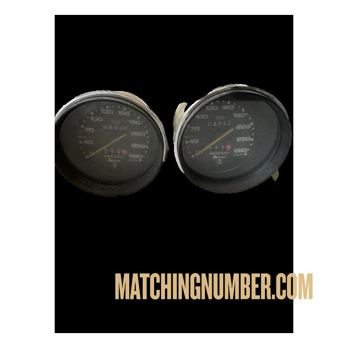 Ferrari 208 GT4 Dino and 308 GT4 Dino Speedometers