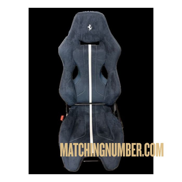 Pair of original Ferrari 488 Pista racing seats