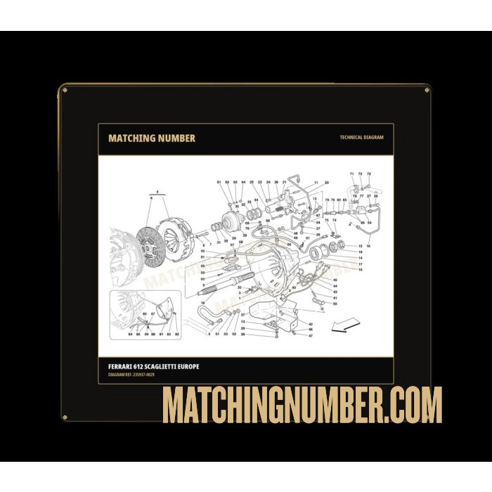 Ferrari 235937 Clutch Sensor Support