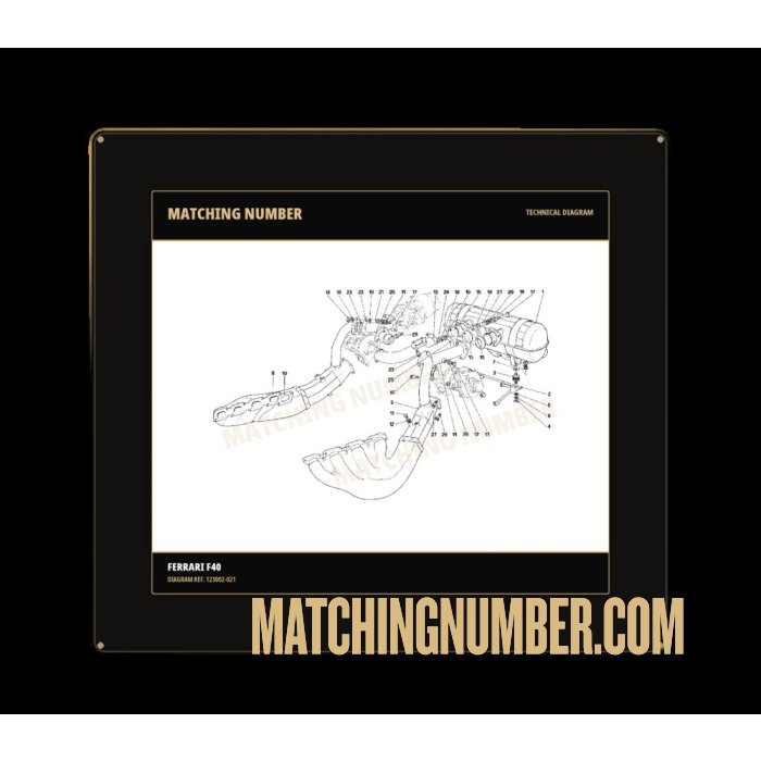 Screw tp M8 × 28 Ferrari 123002