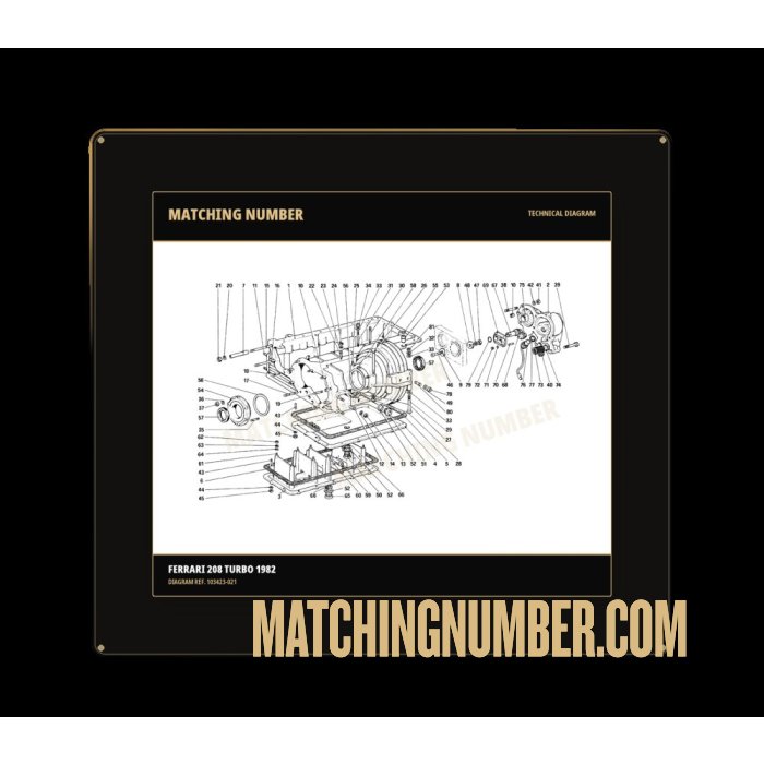 Machined washer Ø 75 -88.9 × 2.60 Ferrari 103423