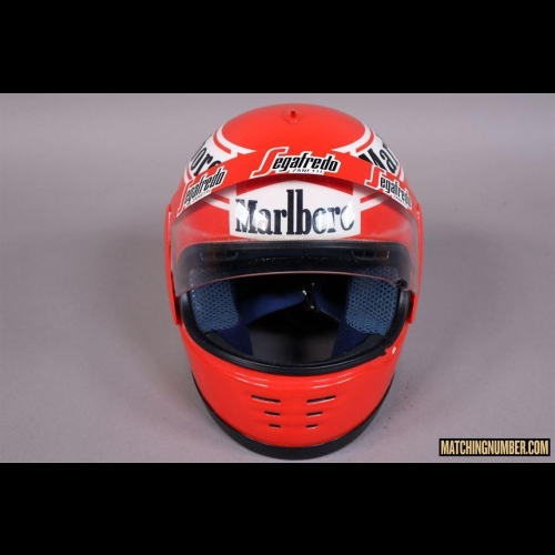Formula 1 Helmet Niki Lauda design Marlboro Segafredo