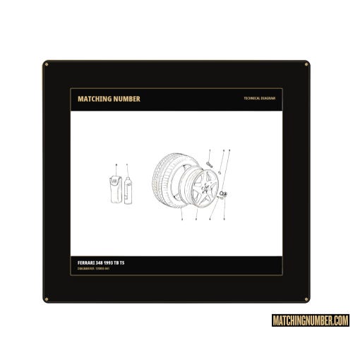 Wheel stud L 55.5-26.5, 16 mm thread Ferrari 139893