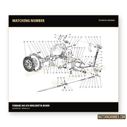 Ferrari 100849 Clutch Thrust Bearing
