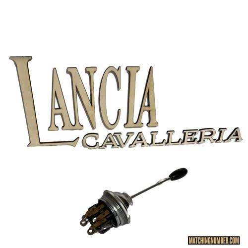 Light Switch Lancia Fulvia - Coupe E Sedan 1 Series Original