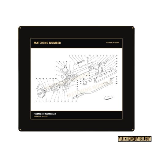 Ferrari 142103 water outlet manifold gasket