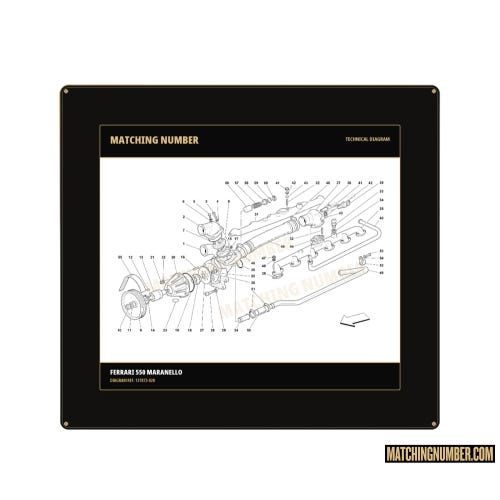 Gasket between thermostat and cover Ferrari 137873