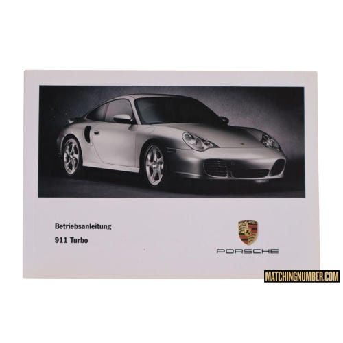 Porsche 911 Turbo Owner's Manual