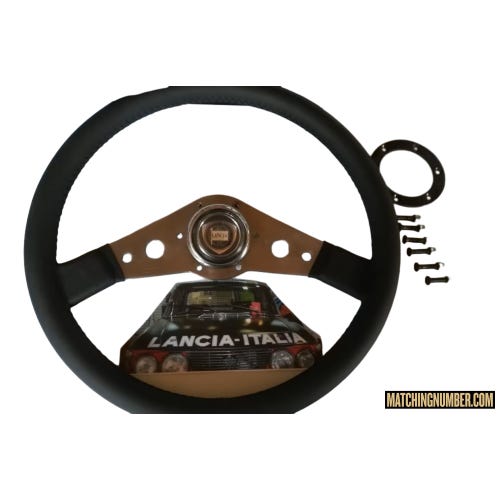 Ferrero steering wheel ex Nannini Lancia Fulvia