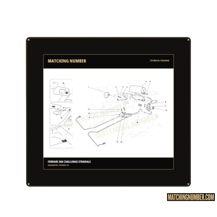 Airbag passeggero completo di rivestimento nero Ferrari 67640000