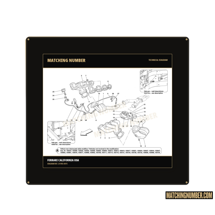 Ferrari 251092 complete right monocat catalytic converter
