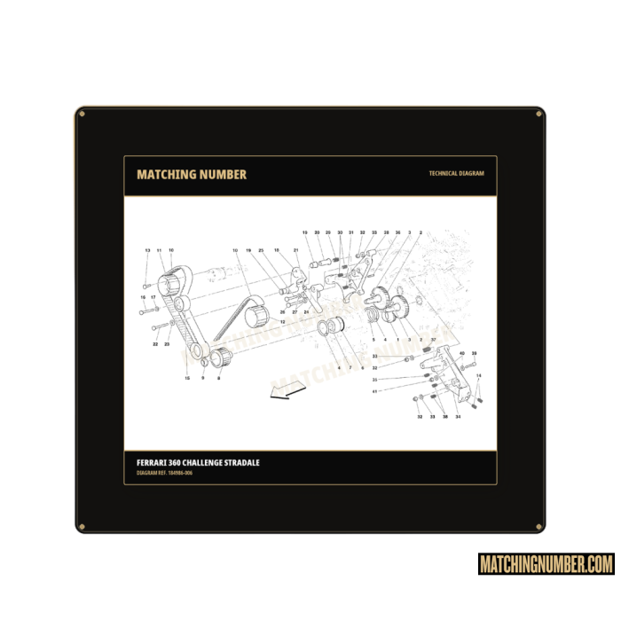 Cinghia comando distribuzione Ferrari 184986