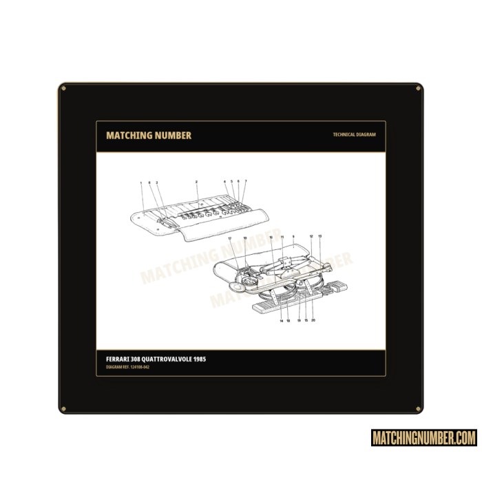 Cinghia trasmissione A/C Ferrari 124108