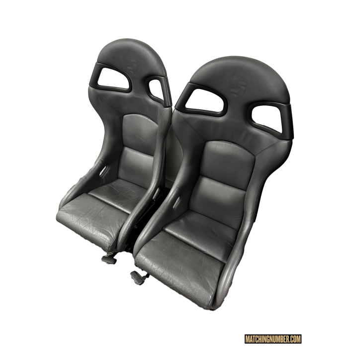 Coppia di Sedili 996 OEM Exclusiv Department pelle grigia 