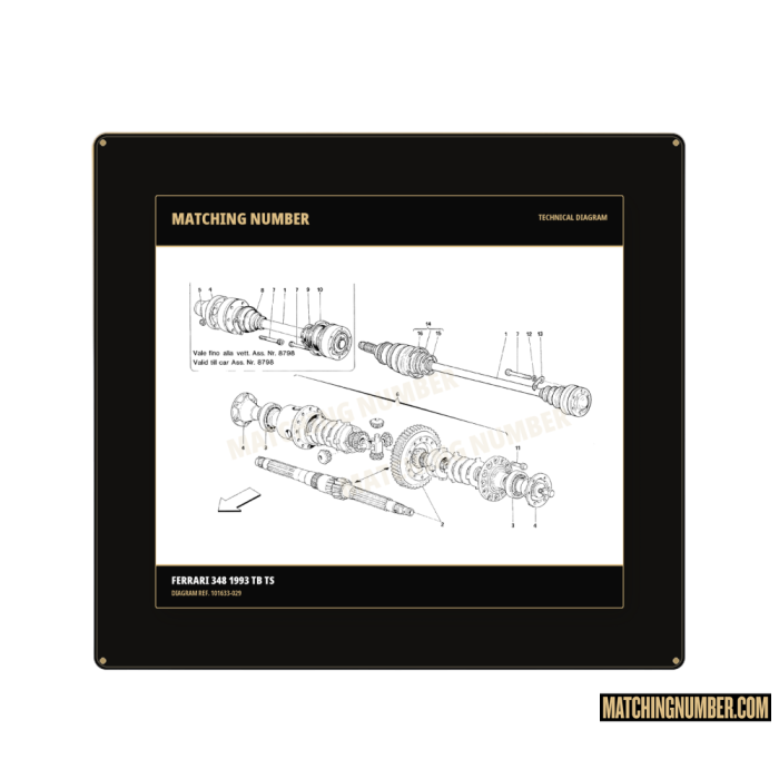 Dado di bloccaggio albero di trasmissione Ferrari 101633